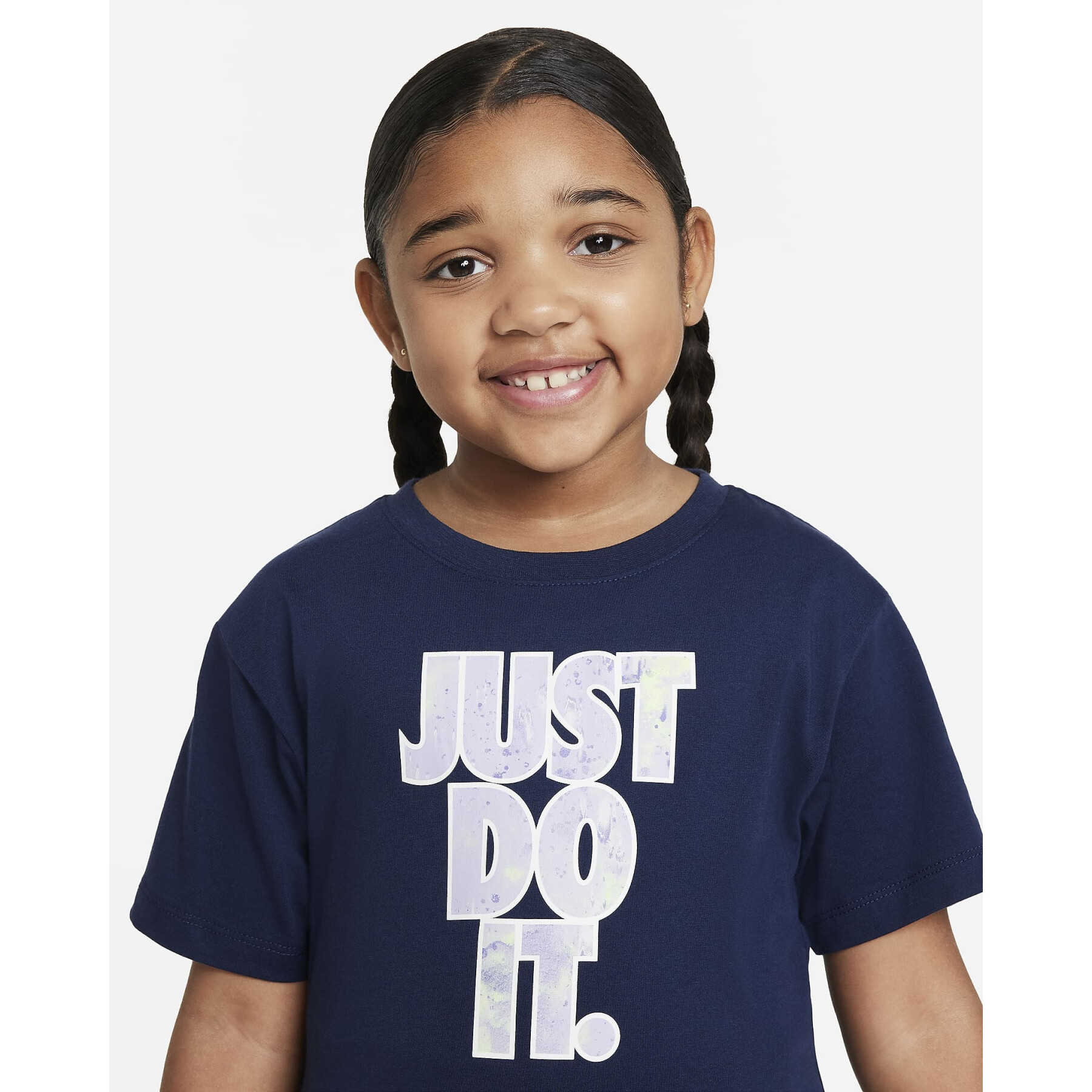 T-shirt da bambina Nike Printed Club Boxy