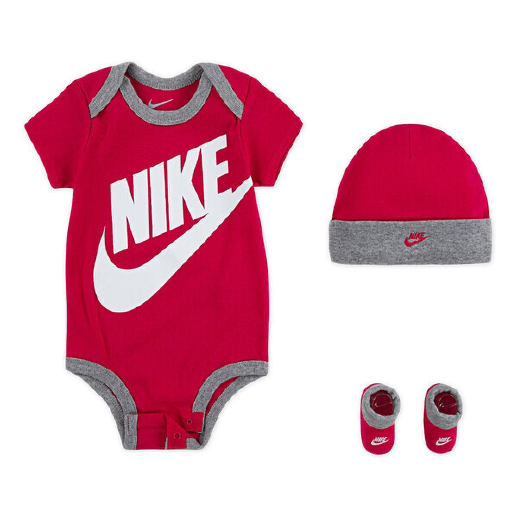 Set tutina + cuffietta + pantofole per bambina Nike NHN Furura Logo