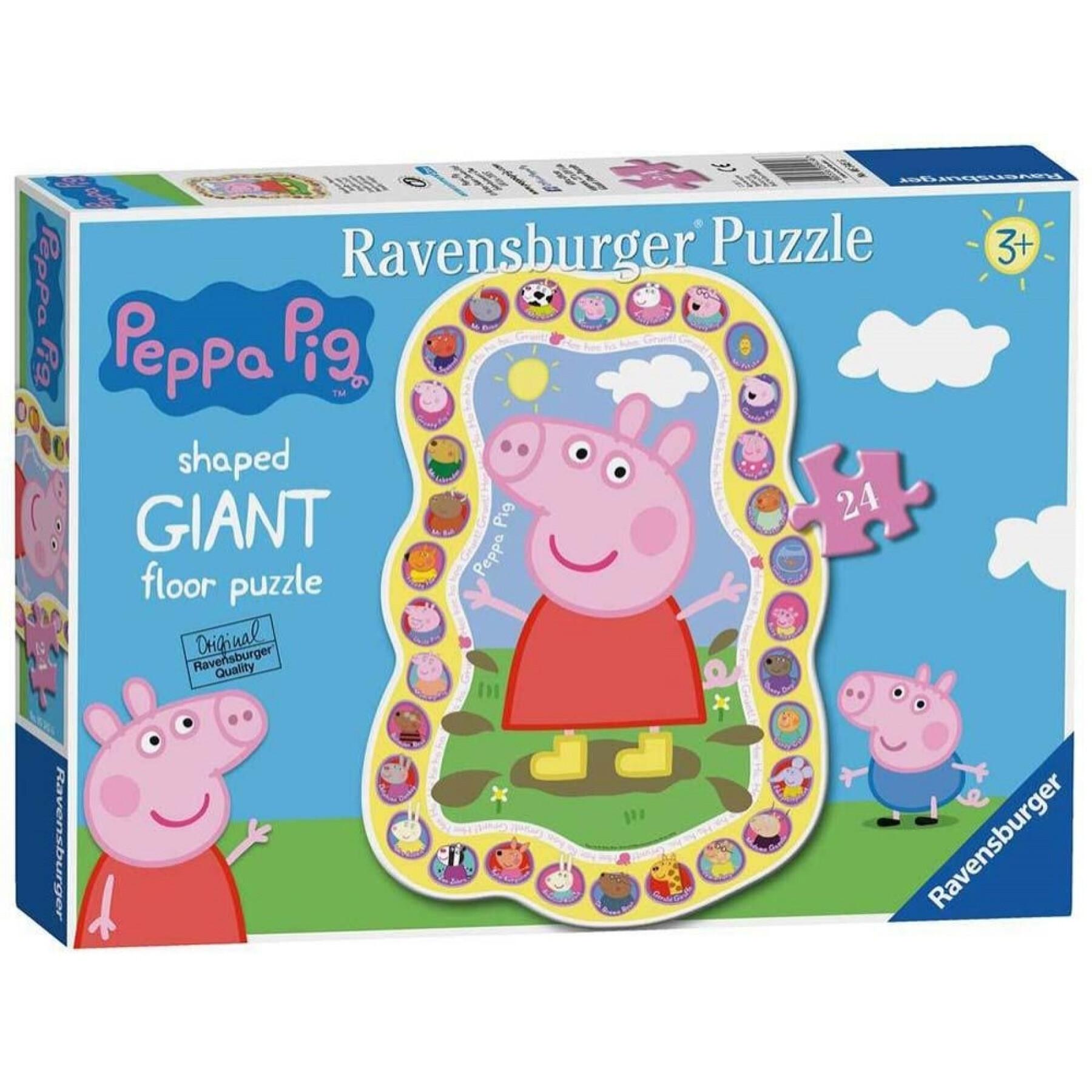 Puzzle da pavimento da 24 pezzi Peppa Pig