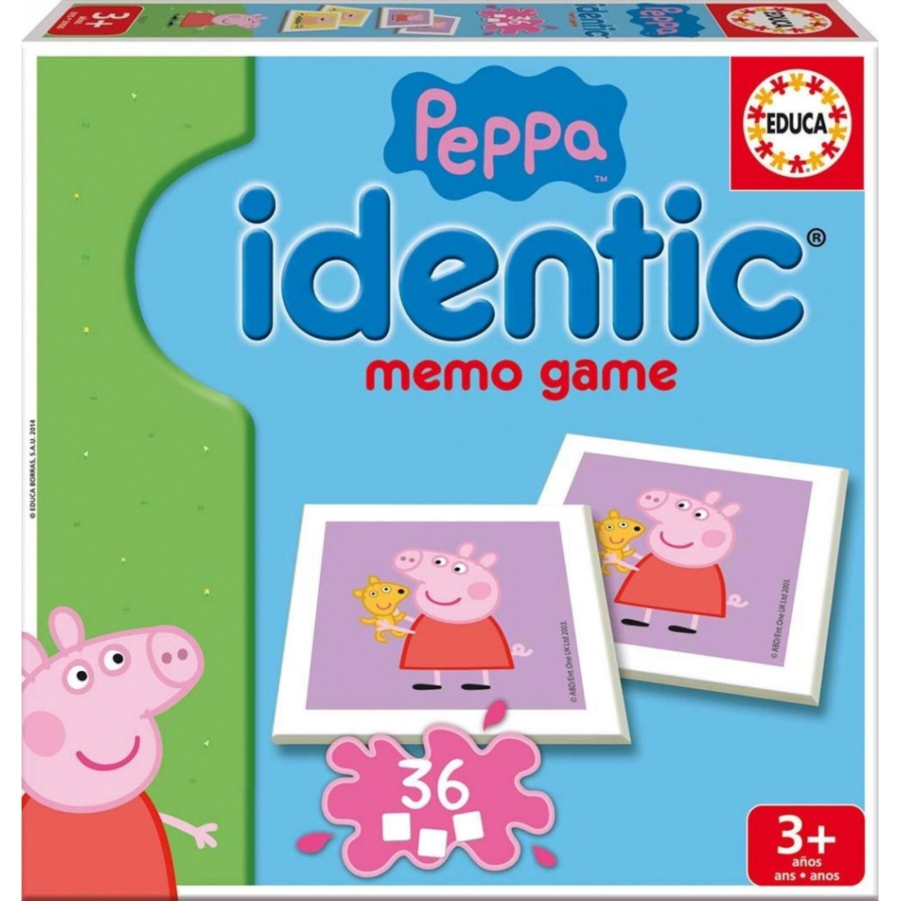 Giochi di memoria educativi Peppa Pig
