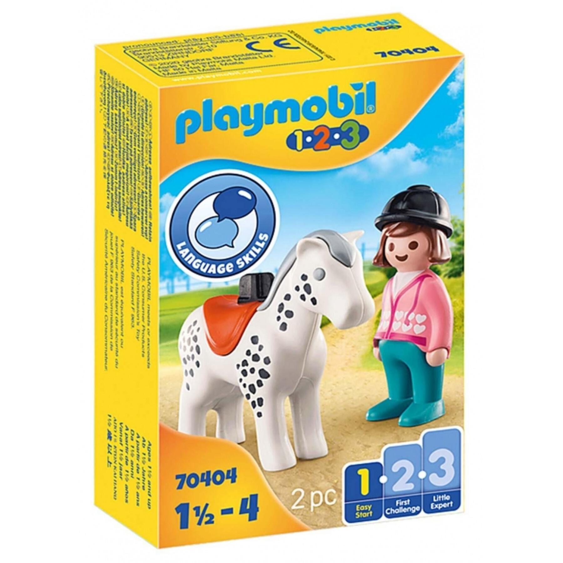 Cavaliere con cavallo Playmobil 1.2.3