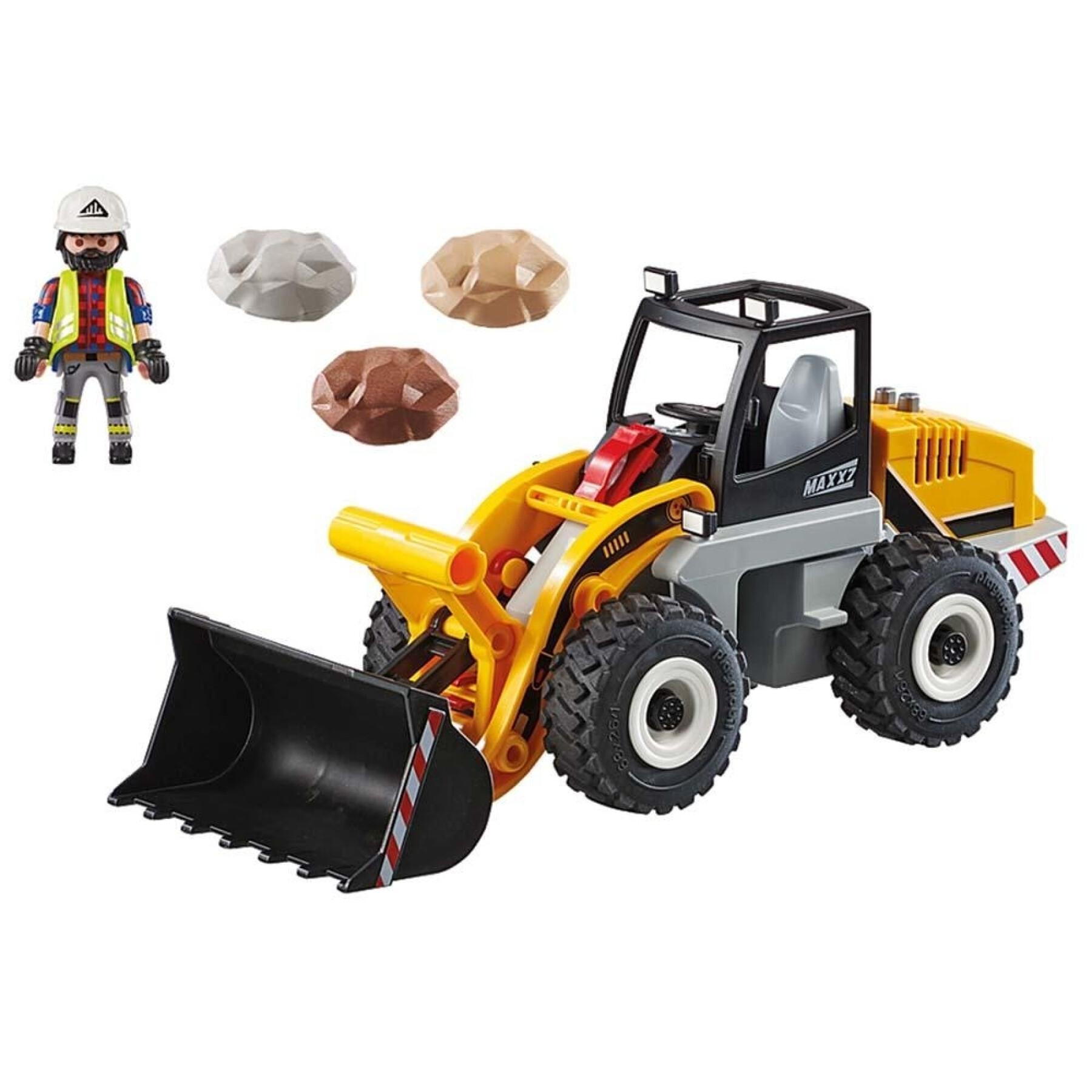 Auto escavatore azione città Playmobil