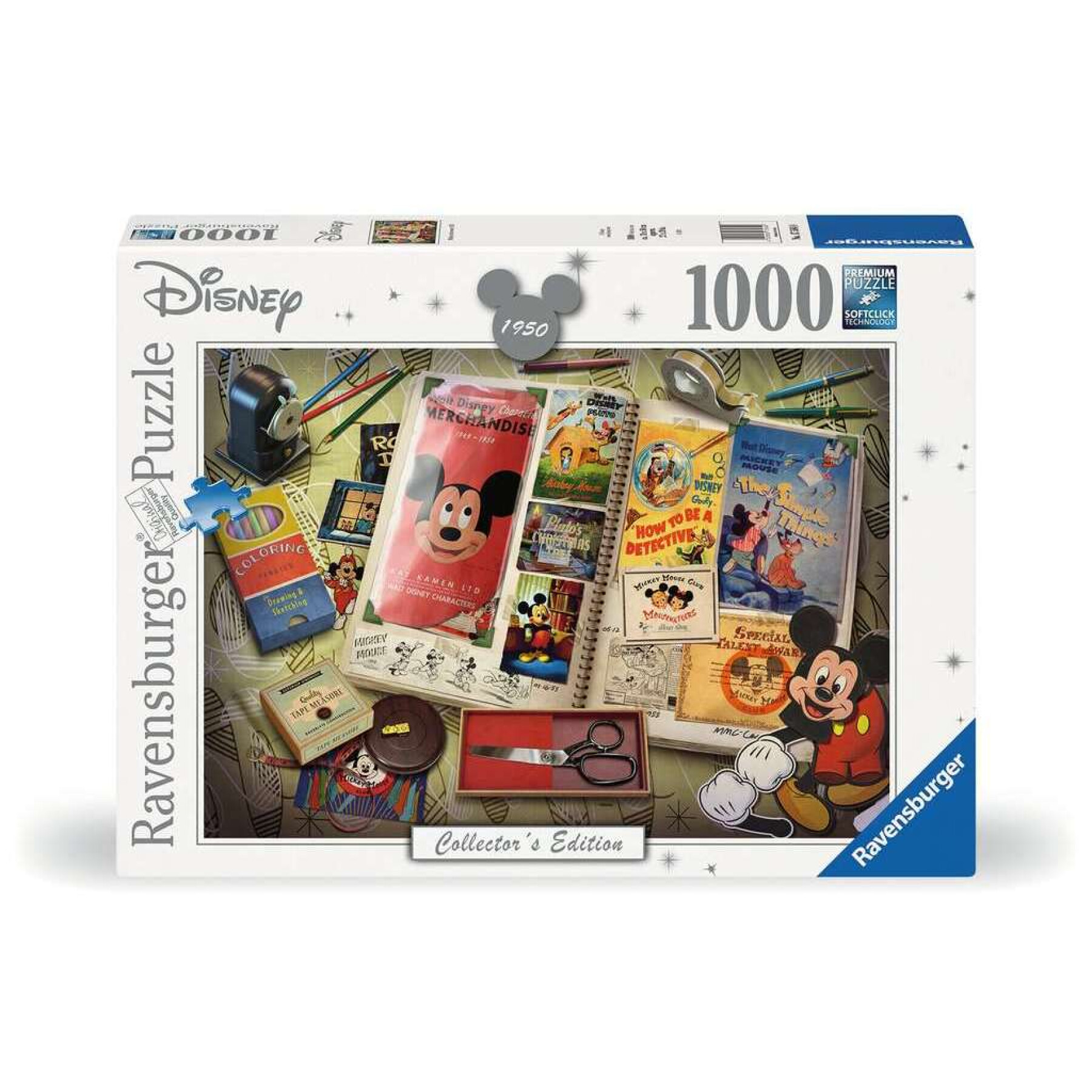 Puzzle da 1000 pezzi Ravensburger Anniversaire de Mickey 1950
