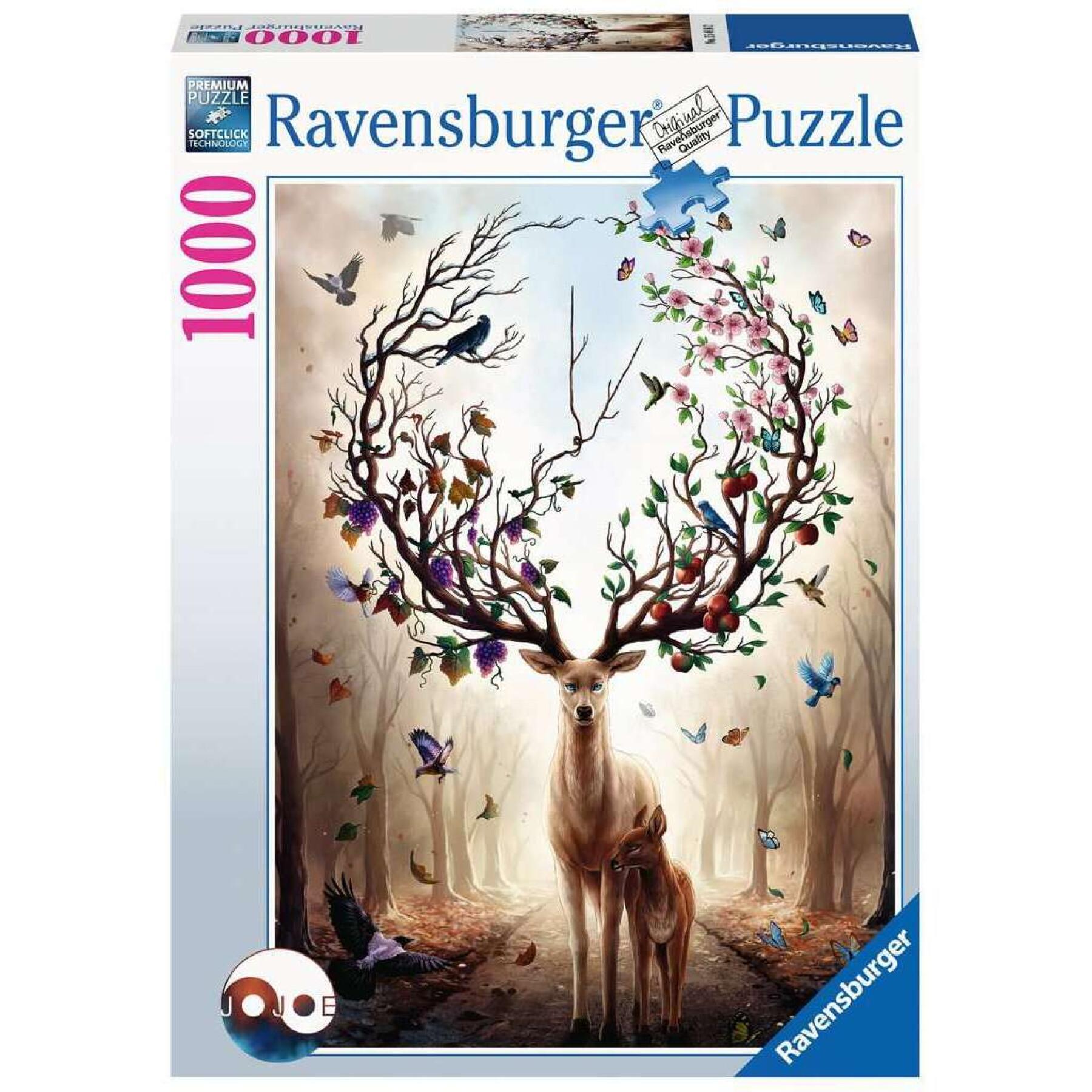 Puzzle da 1000 pezzi del fantastico cervo Ravensburger
