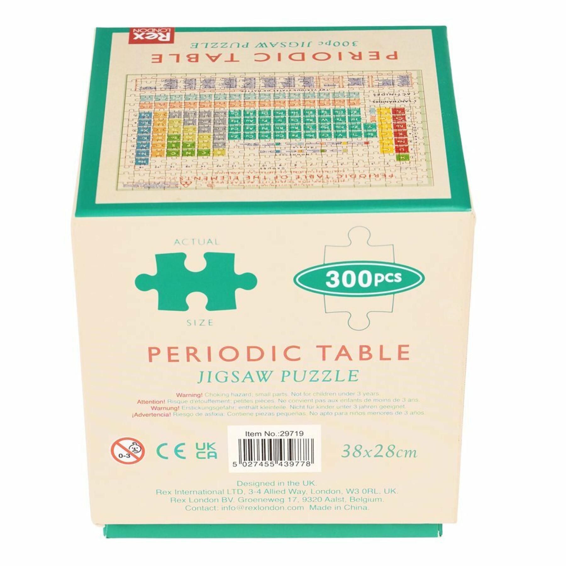 Puzzle da 300 pezzi Rex London Periodic Table