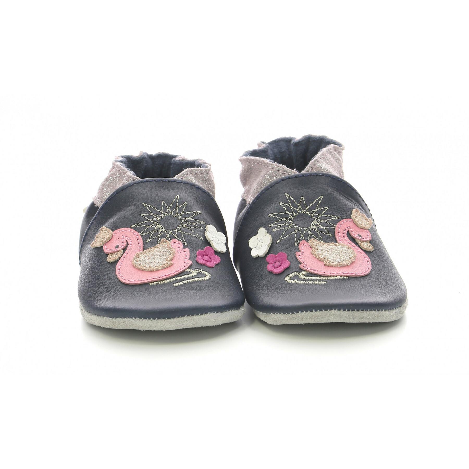 Pantofole da bambina Robeez So Shiny Swan