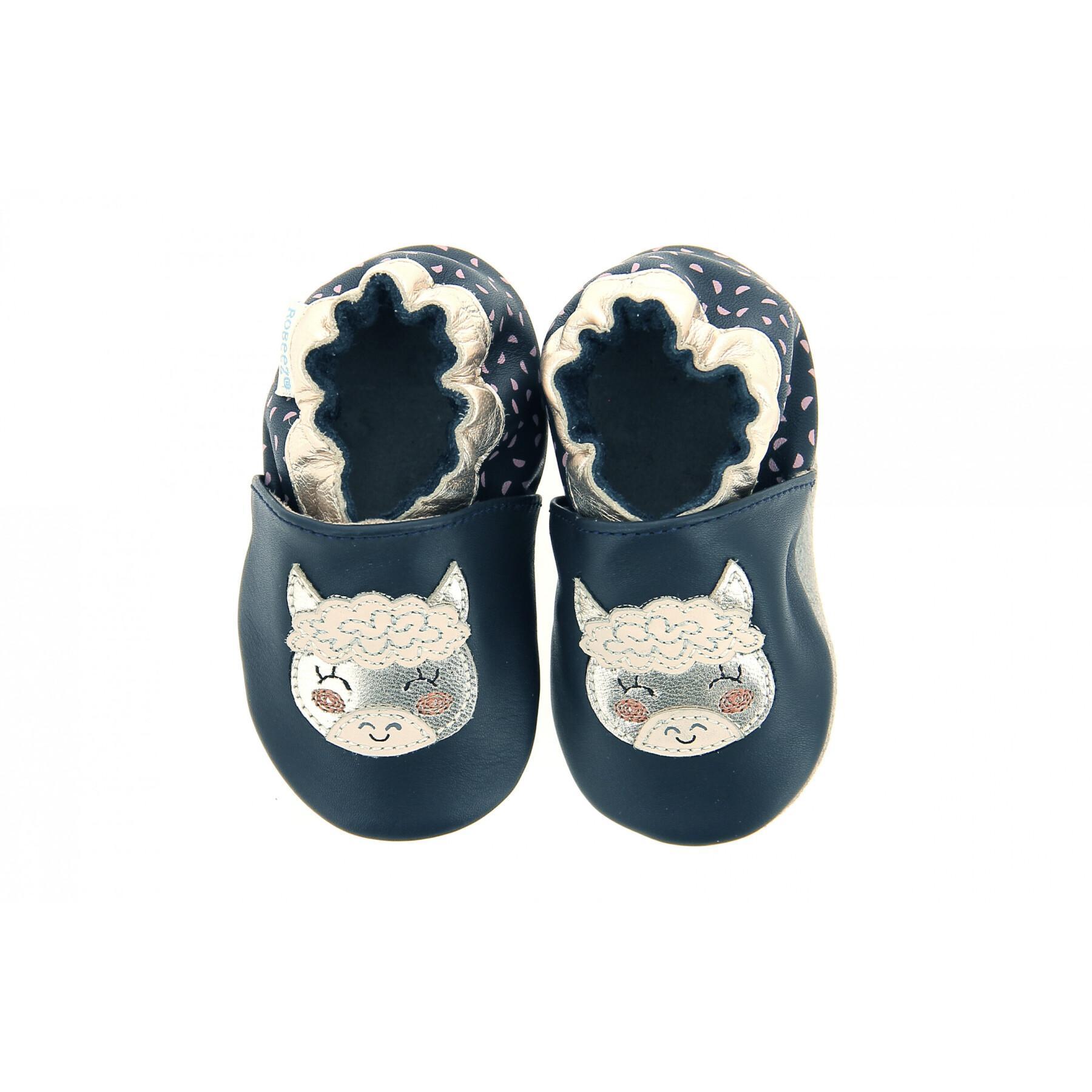 Pantofole per bambina Robeez Lamaspirit