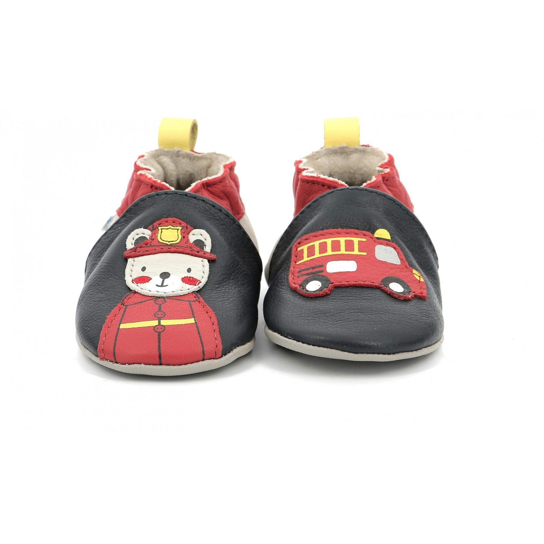 Pantofole per bambini Robeez Fireman Plg