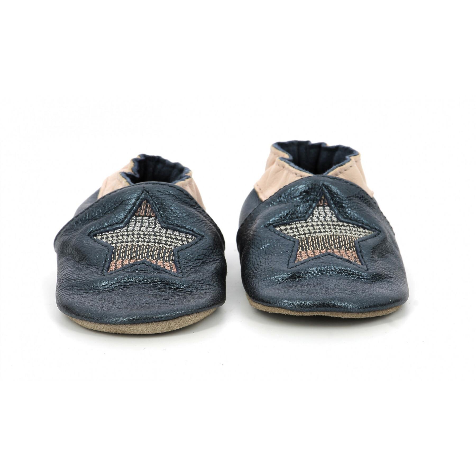 Pantofole da bambina Robeez Star Stripe