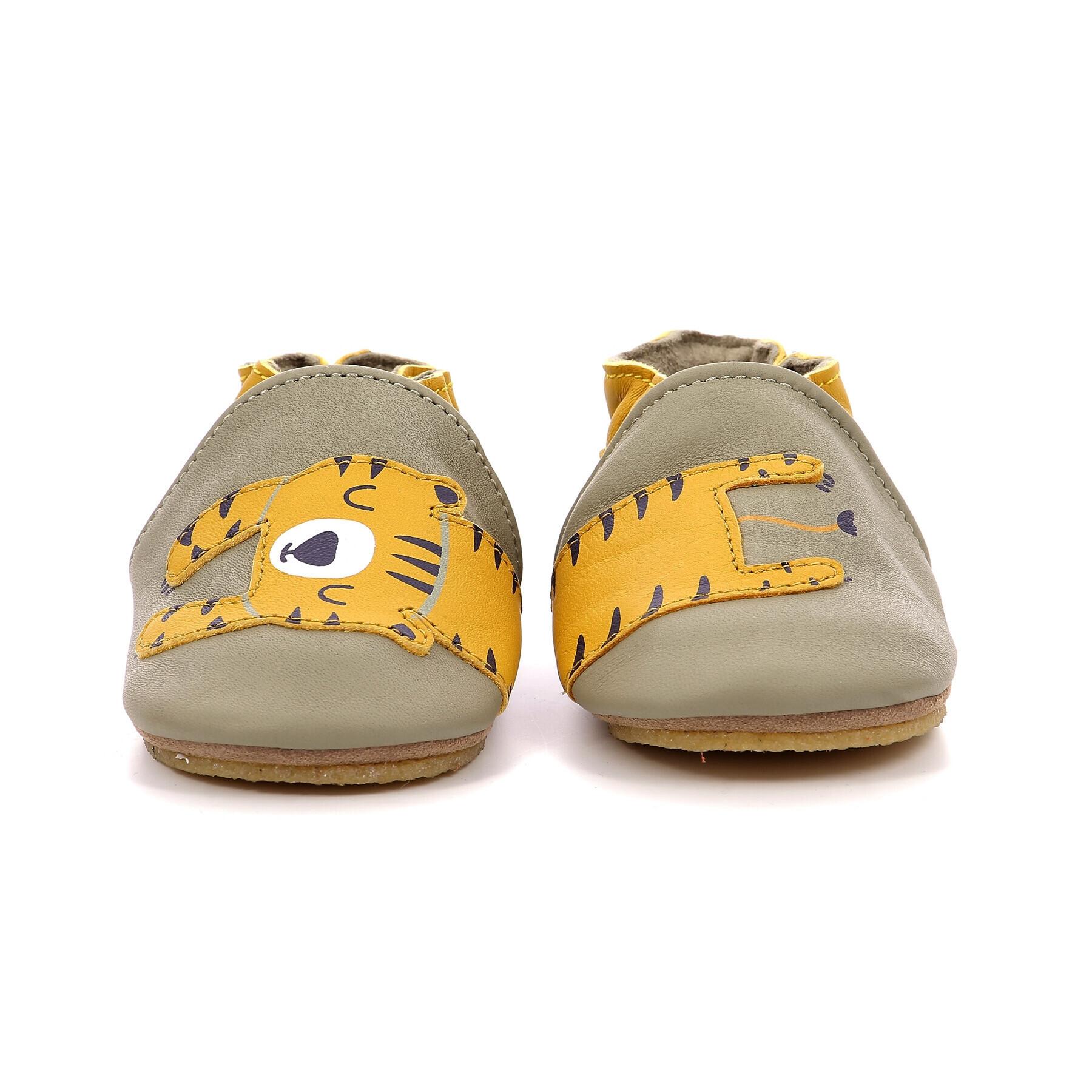 Pantofole per bambini Robeez Tiger Nap