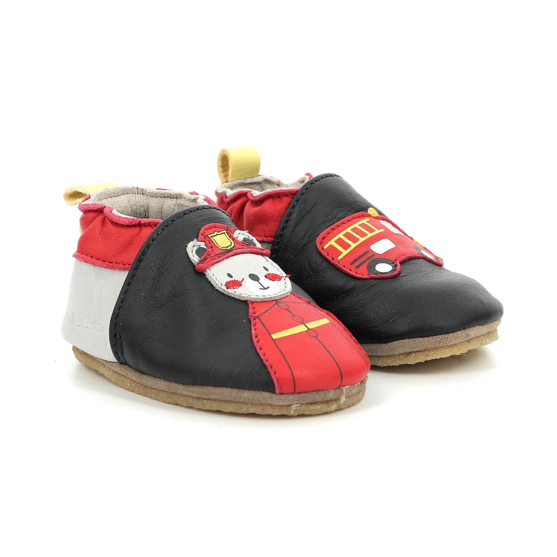 Pantofole per bambini Robeez Fireman Crepe