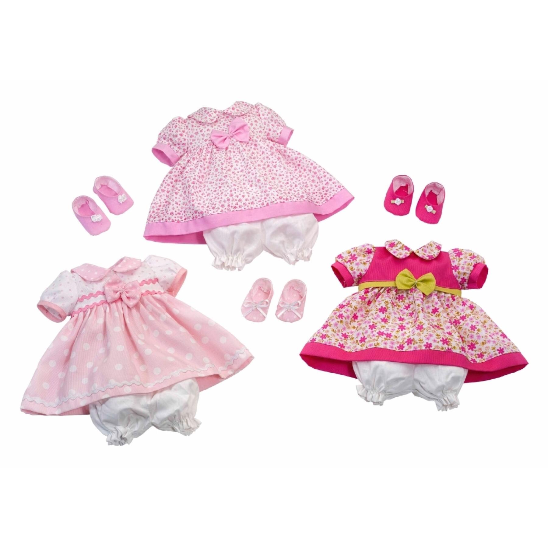 Set di abbigliamento per bambole da 6 pezzi Rosatoys 40 cm