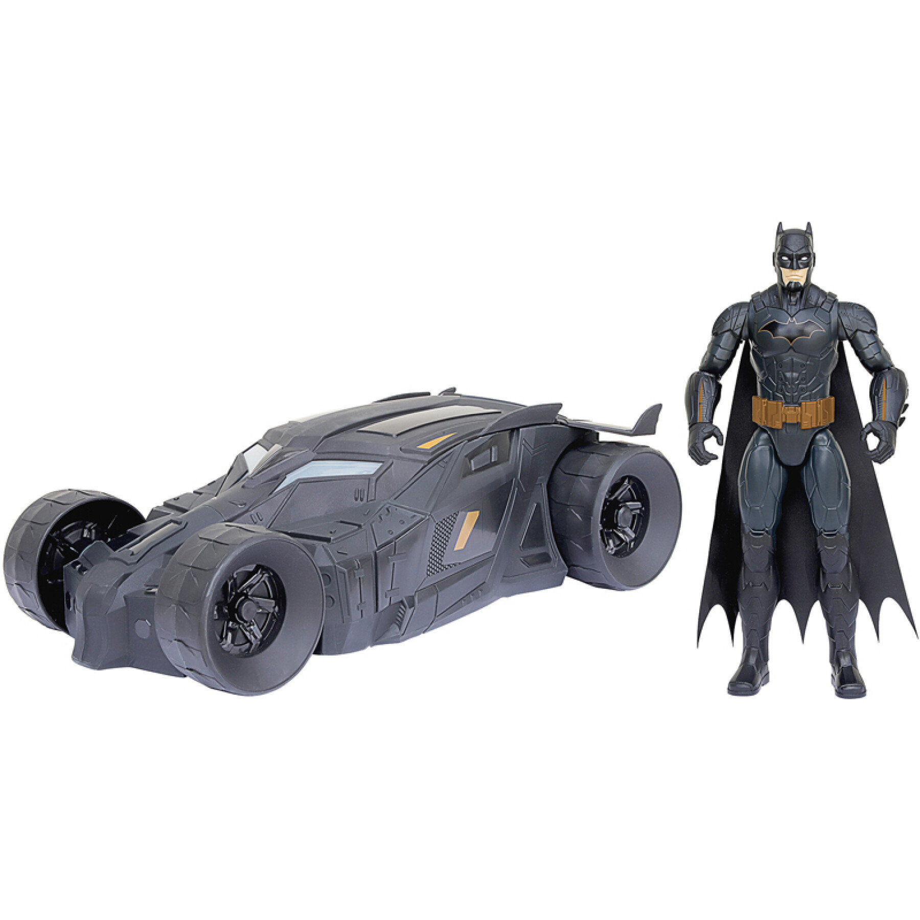 Personaggio d'azione di Batman con veicolo Spin Master