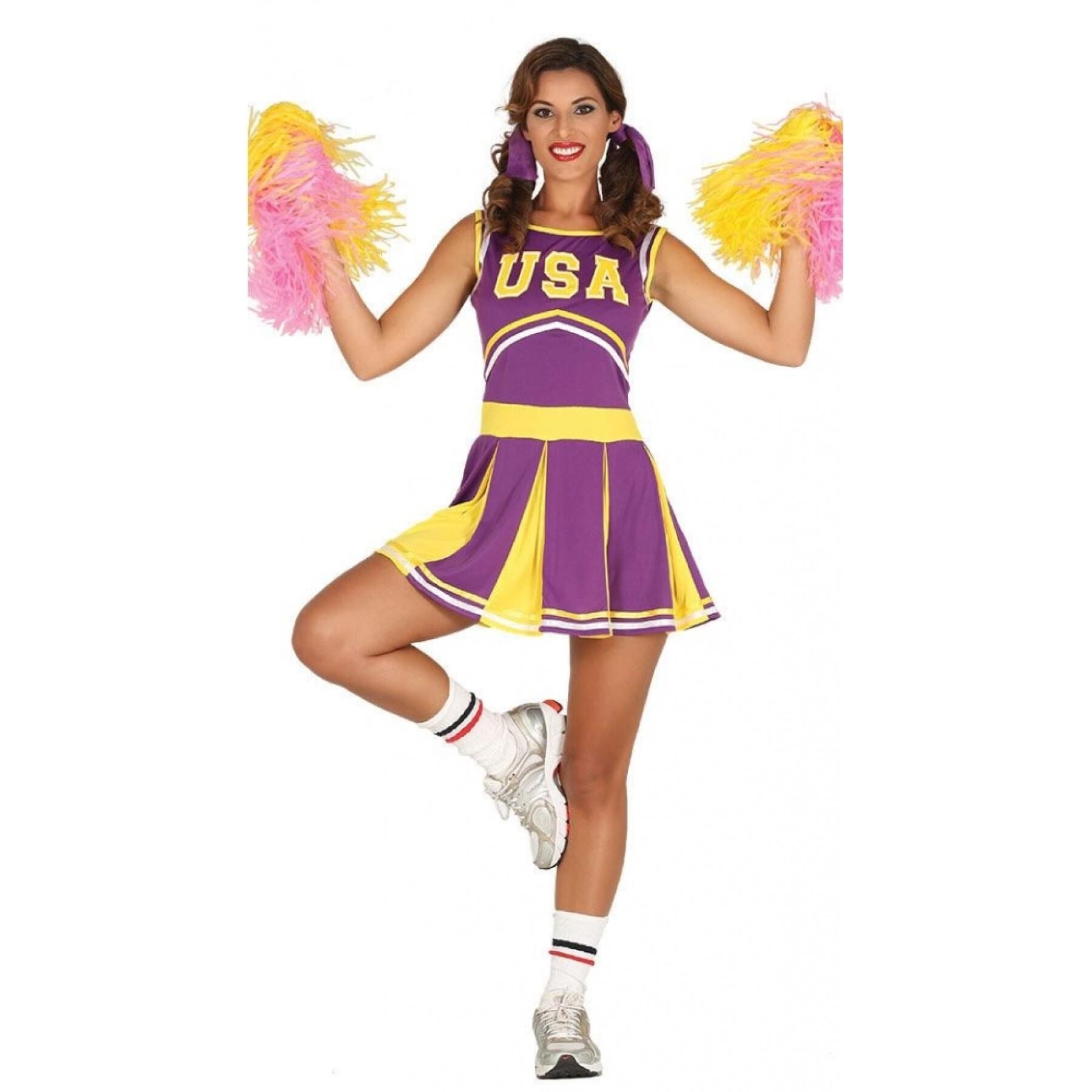 Costume da cheerleader USA