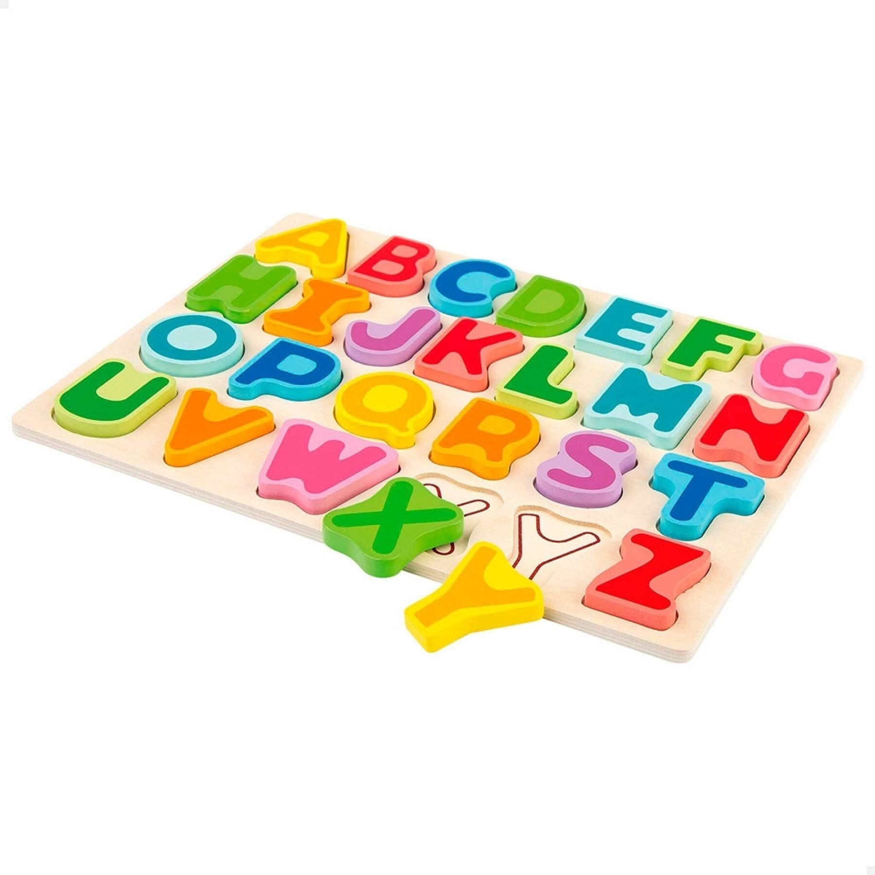 Puzzles in lettere di pizzo in legno Woomax Eco