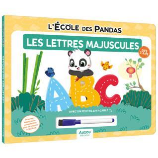 Il mio libro di scuola delle lettere maiuscole del panda Auzou