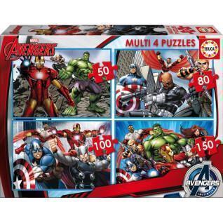 Puzzle da 50 a 150 pezzi Avengers