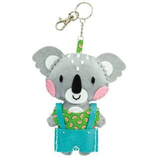 Portachiavi in peluche Riley il koala Avenue Mandarine Mini Couz'In