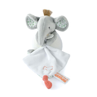 Pupazzo di elefante con peluche Doudou & compagnie 15 cm