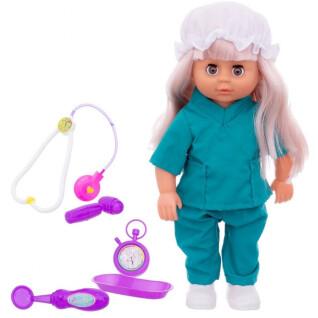 Bambola dottore a 12 suoni con accessori Fantastiko Bonnie 31 cm