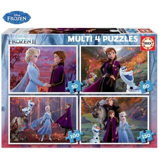 Puzzle da 20-80 pezzi Frozen Multi 4