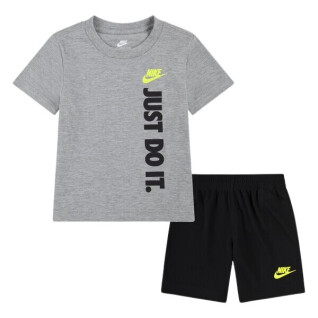 Set pantaloncini e maglietta per bambini Nike GFX FT