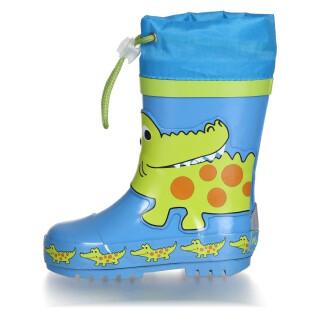 Stivaletti da pioggia in gomma per bambini Playshoes Crocodile