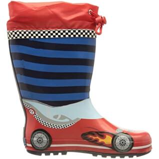 Stivaletti da pioggia in gomma per bambini Playshoes Race Car