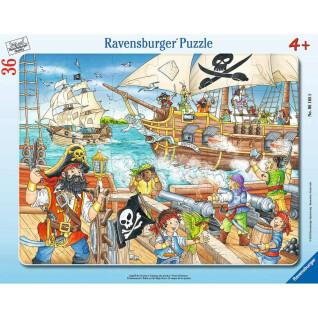 Puzzle da 30-48 pezzi Attacco dei pirati Ravensburger