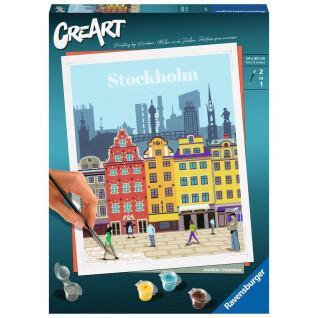 Colorazione Ravensburger CreArt Stockholm 24x30cm