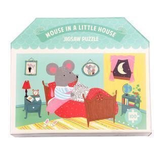 Puzzle di 100 pezzi del topo in casa Rex London
