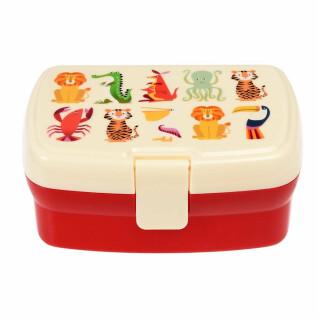Lunch box con vassoio per bambini Rex London Colourful Creatures
