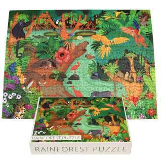 Puzzle da 1000 pezzi della foresta pluviale Rex London