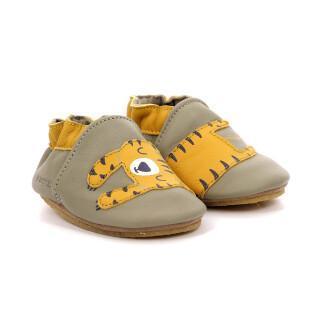 Pantofole per bambini Robeez Tiger Nap