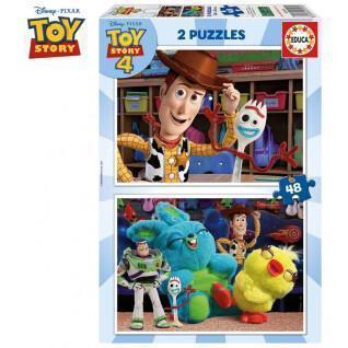 Puzzle da 2 pezzi x 48 pièces Toy Story