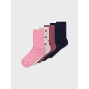 Confezione da 5 calzini per bambini Name it Vilde Sock T3