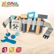 Set di 12 pezzi di cintura porta attrezzi in legno per costruzioni Woomax Eco