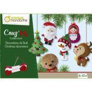 Kit da cucito per decorazioni natalizie Avenue Mandarine Mini Couz'IN