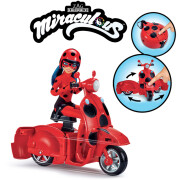 Bambola coccinella e mini scooter Bandai Miraculous