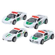 Set di 4 auto civili della Guardia Civil in metallo CB Toys Speed&go échelle 1:43