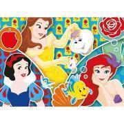 Puzzle da 2 pezzi x 20 pièces Disney Princess
