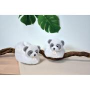 Pantofole con sonaglio Doudou & compagnie Unicef - Panda Roux