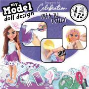 Set di abbigliamento per bambole Educa My Model Doll Design Celebration