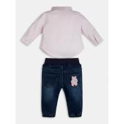 Set camicia bambino con maniche regolabili + pantaloni Guess
