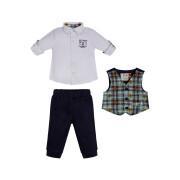 Set gilet + camicia + pantaloni per neonato Guess