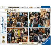 Puzzles di 4 x 100 pezzi gigante Harry Potter