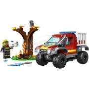 Giochi di costruzione con autopompa 4x4 Lego City
