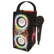 Altoparlante portatile bluetooth® di tendenza + microfono ed effetti luminosi Lexibook The Voice