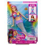 Bambola - barbie sirène lumières rêve Mattel France
