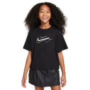 Maglietta morbida per ragazze Nike Swoosh